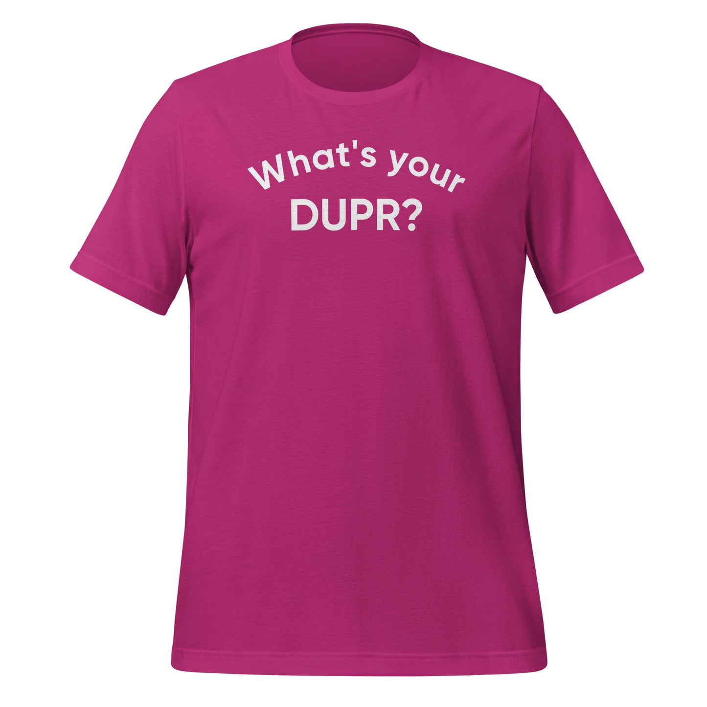 What's your DUPR? | Unisex t-shirt